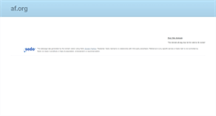 Desktop Screenshot of af.org